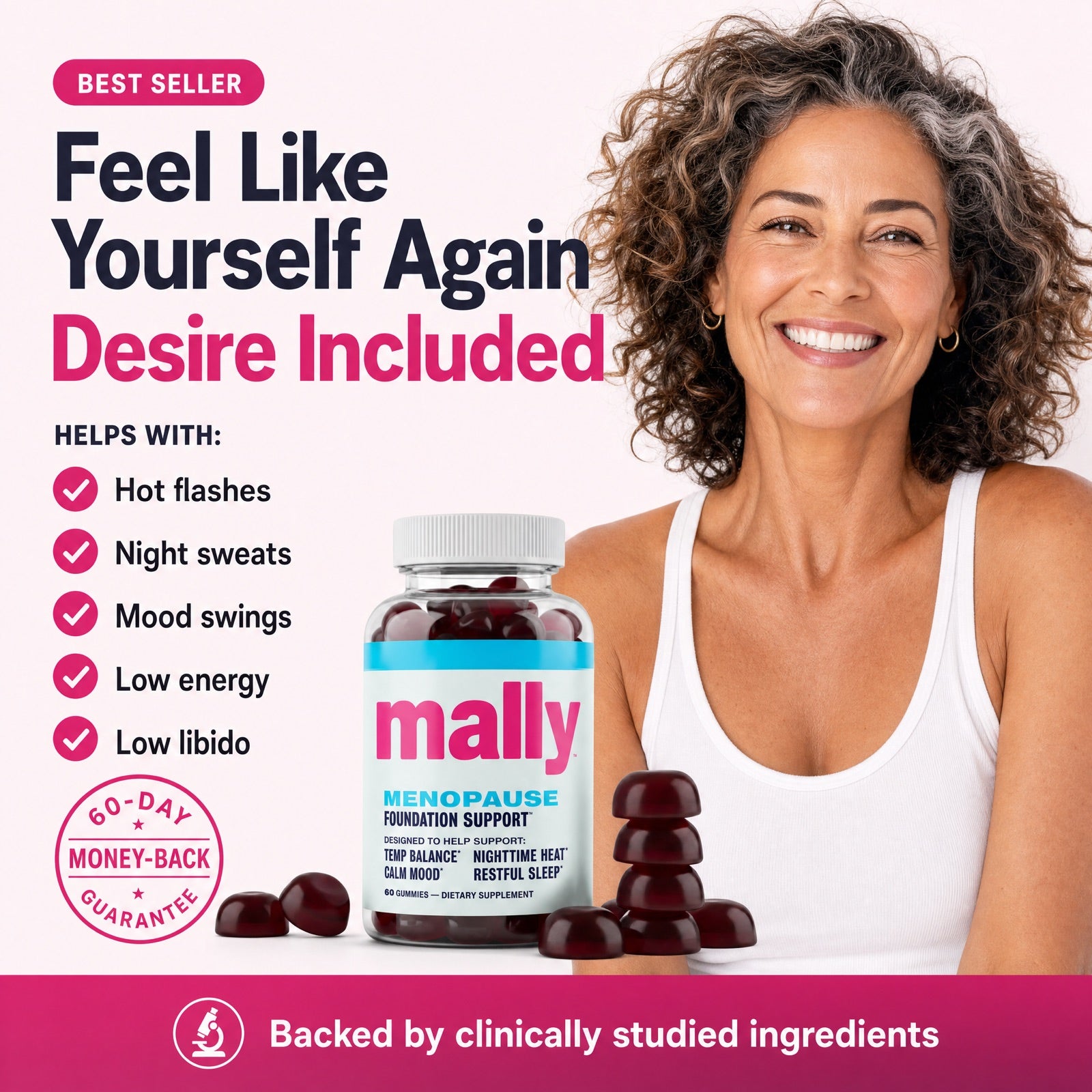 Mally menopause support gummies